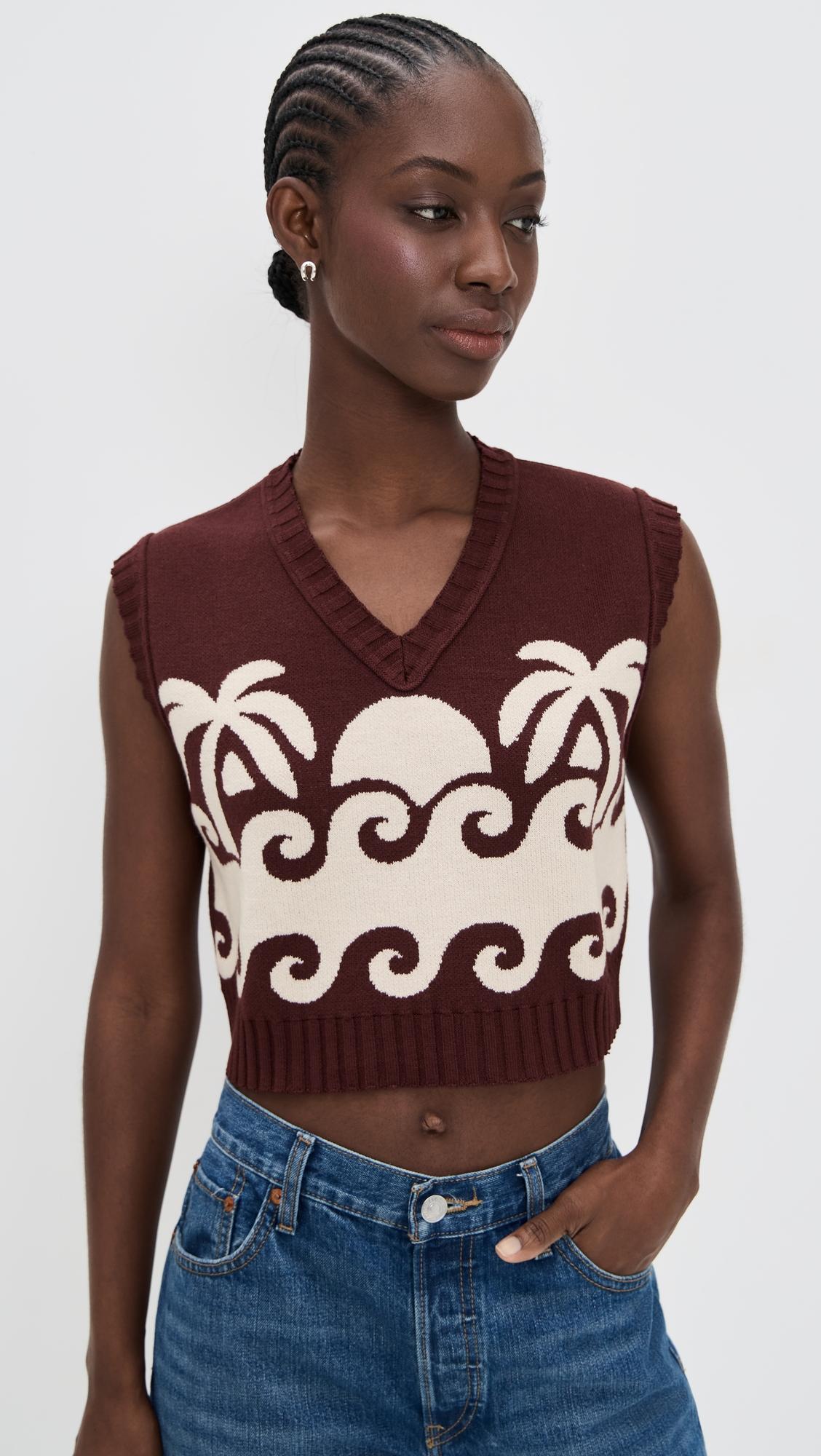 Paradise Knit Vest by DRESS TO