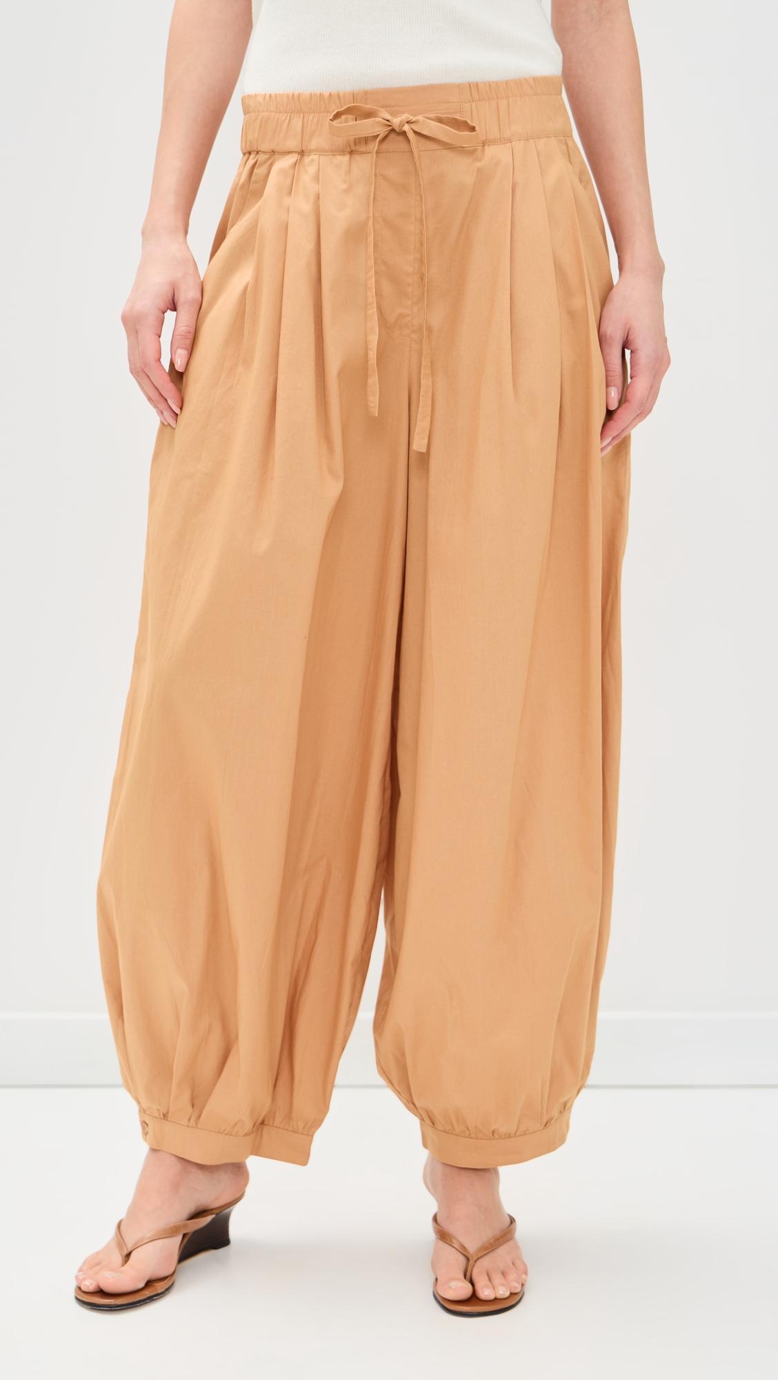 Tie Front Balloon Pants by DRESS TO