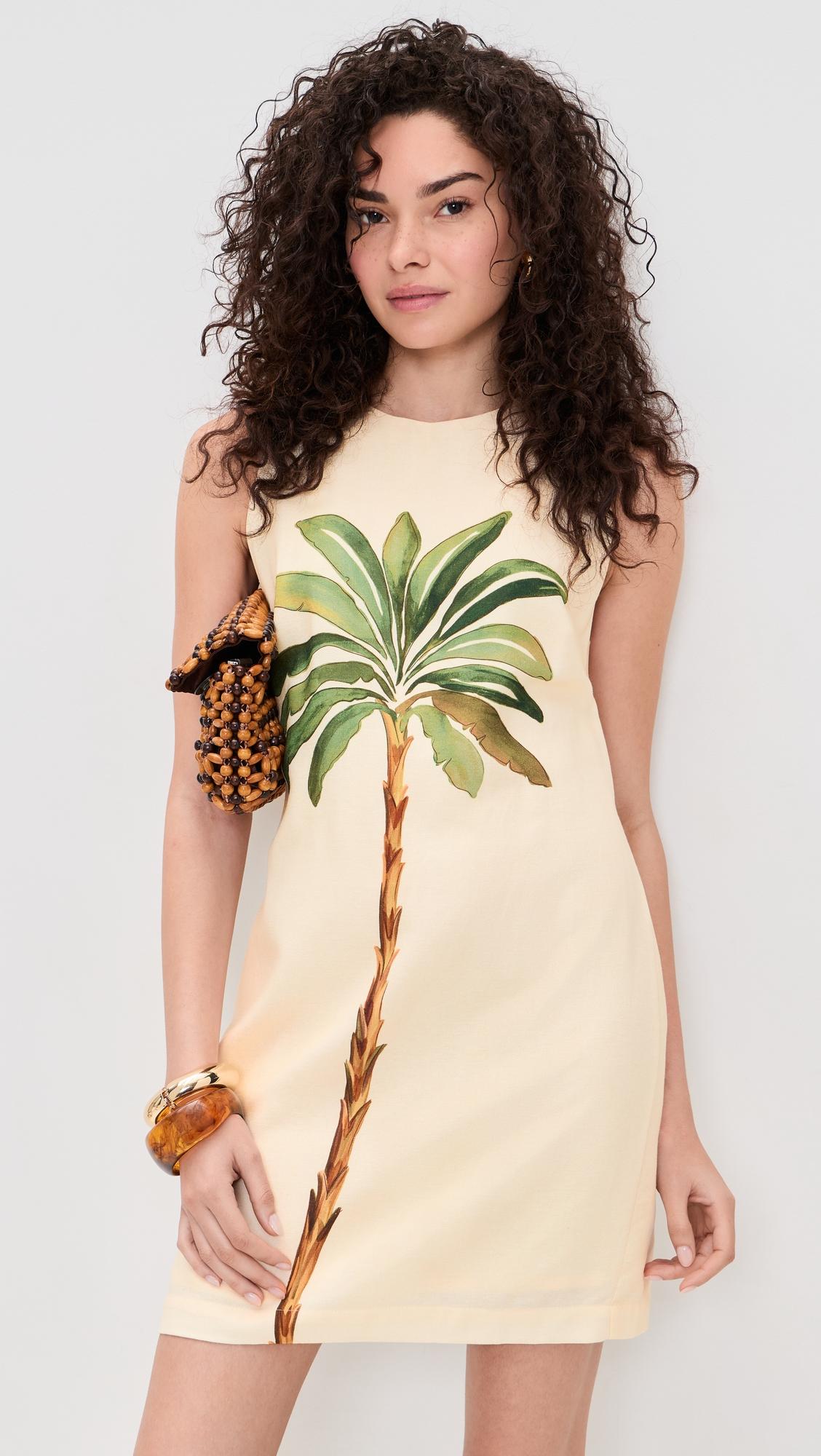 Tropical Print Mini Dress by DRESS TO