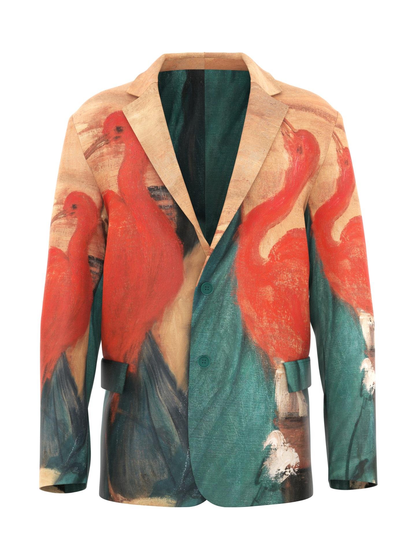 Blazer - Young Woman with Ibis by DRESSX