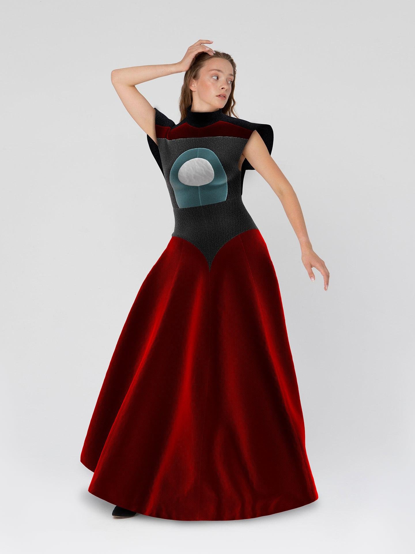 Queen of the universe gown by DRESSX DRAG METAVERSE