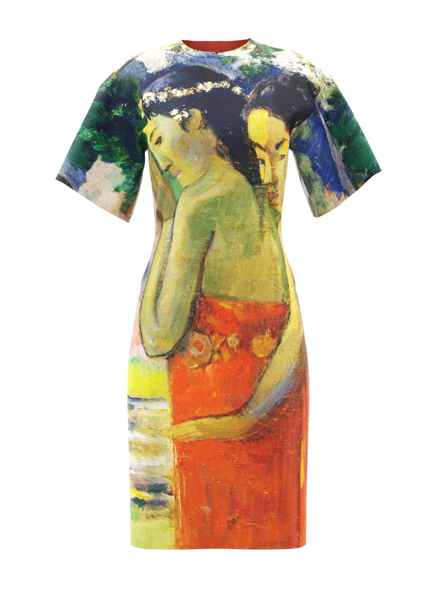 Dress - Three Tahitian Women by DRESSX