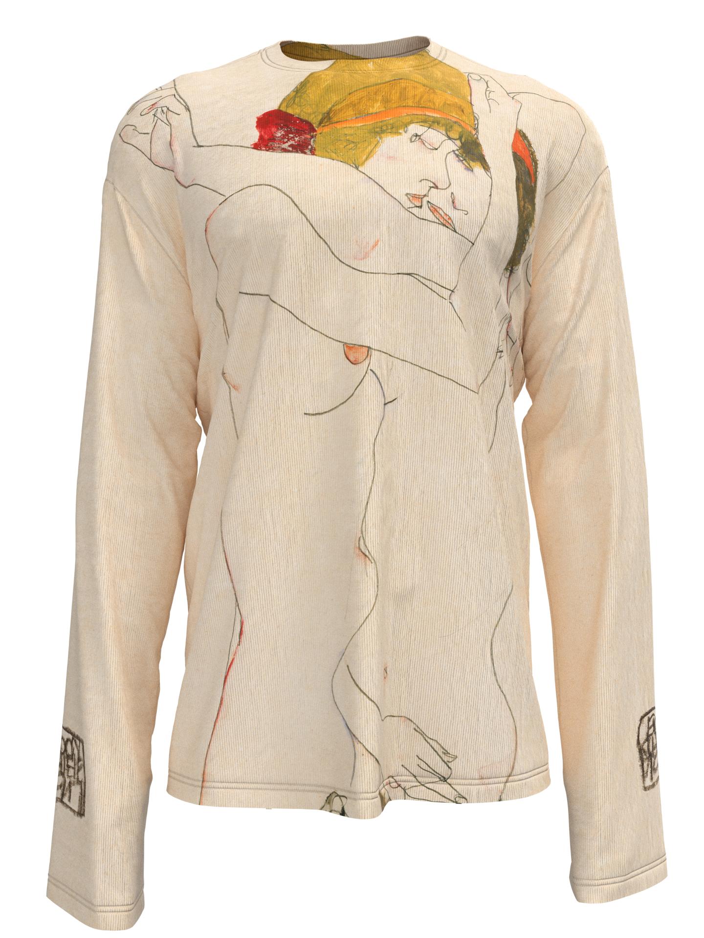 Longsleeve - Two Women Embracing by DRESSX