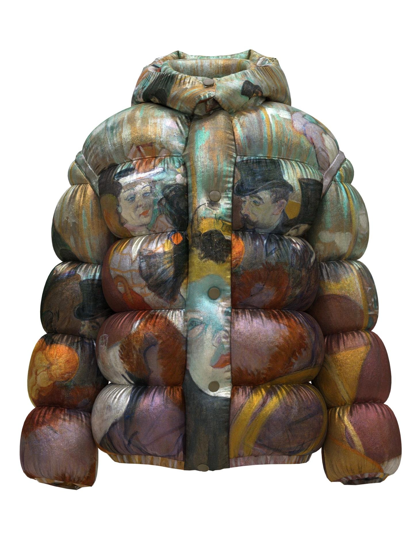 Puffer coat - At the Moulin Rouge by DRESSX