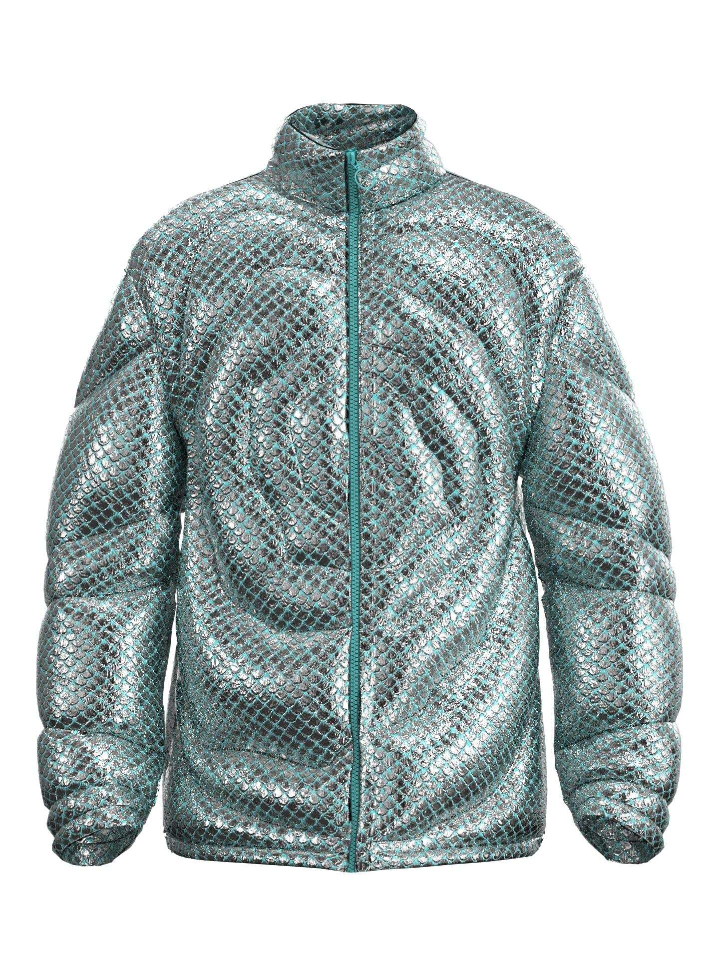 Silver Cycle puffer by DRESSX