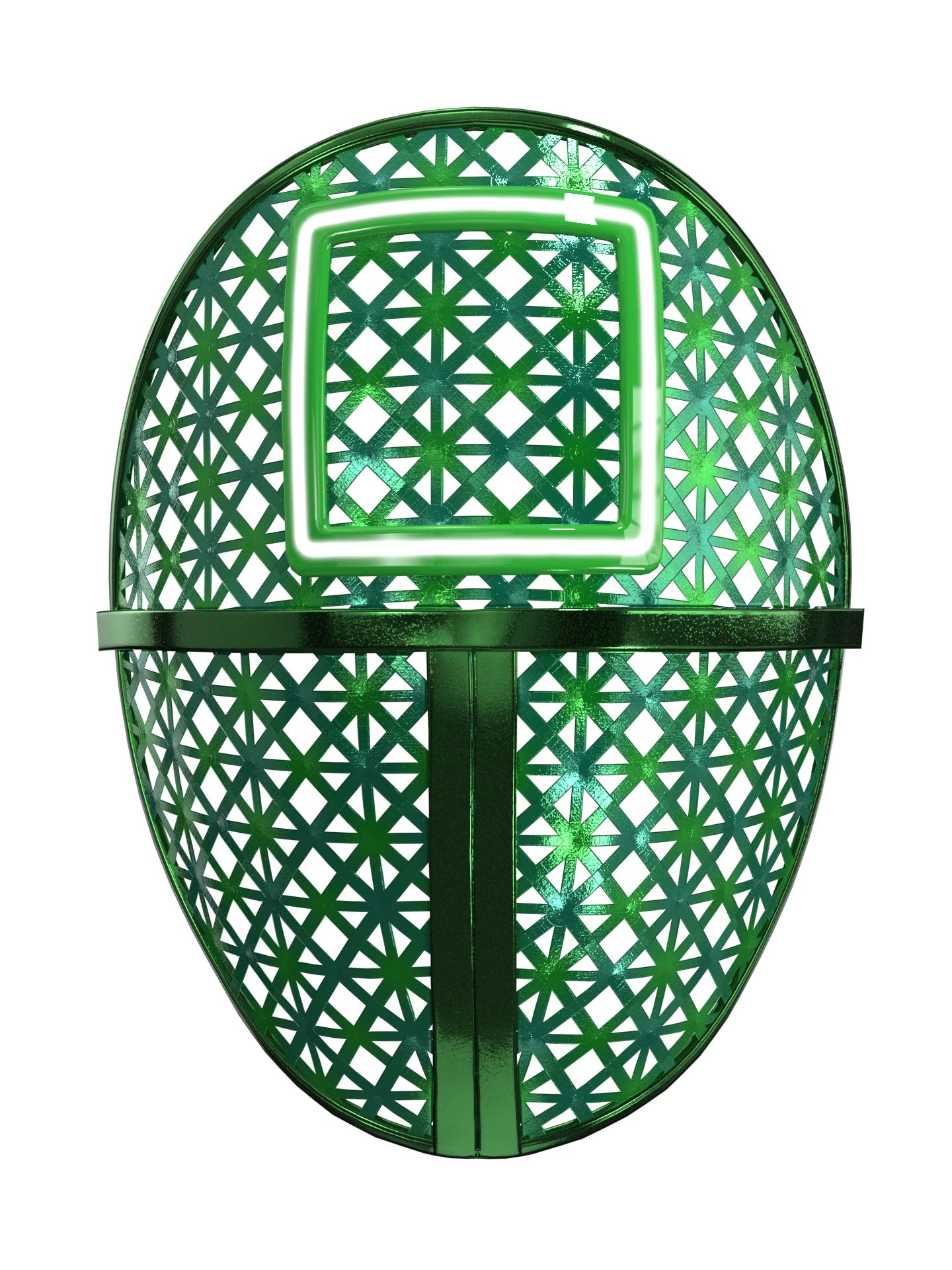 Squid Game Mask Square by DRESSX Squid Game Mask Square by DRESSX