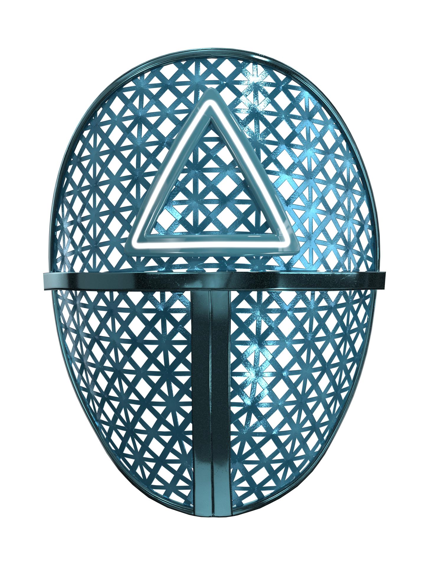 Squid Game Mask Triangle by DRESSX Squid Game Mask Triangle by DRESSX