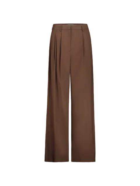 double-pleat tailored trousers by DRHOPE