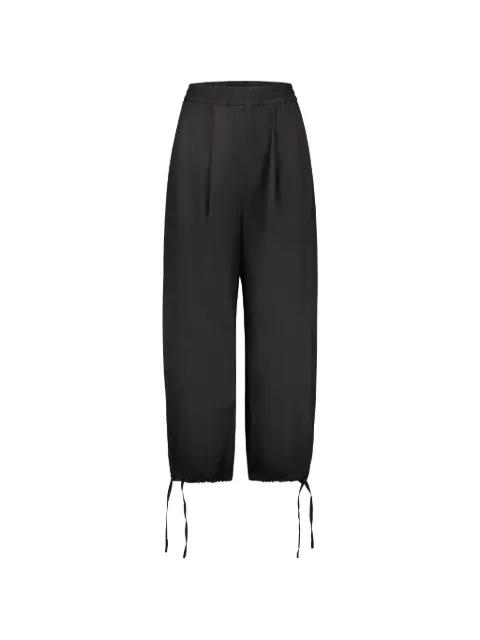 drawstring-detail trousers by DRHOPE