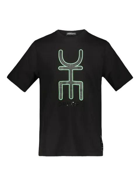 logo-print T-shirt by DRHOPE