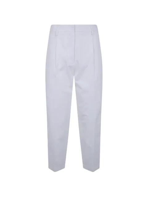pleated elasticated-waist trousers by DRHOPE