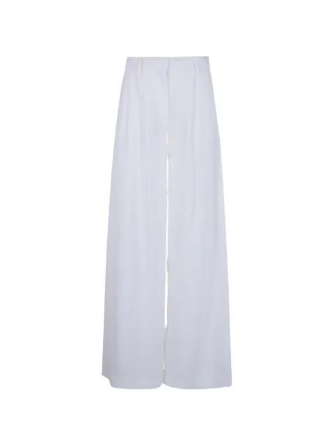 pleated wide-leg trousers by DRHOPE