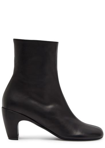 65 leather ankle boots by DRIES VAN NOTEN