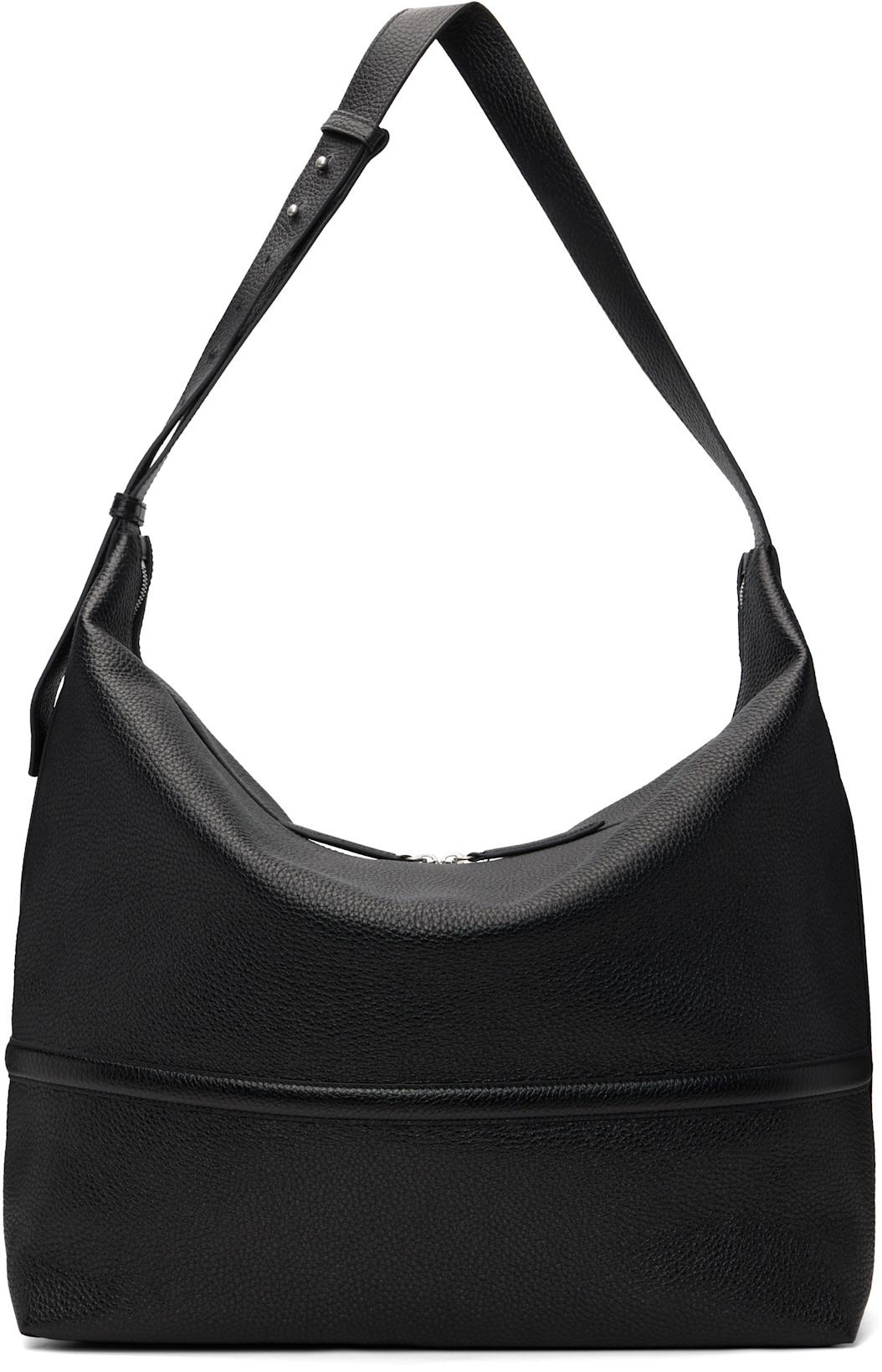 Black Calfskin Bag by DRIES VAN NOTEN