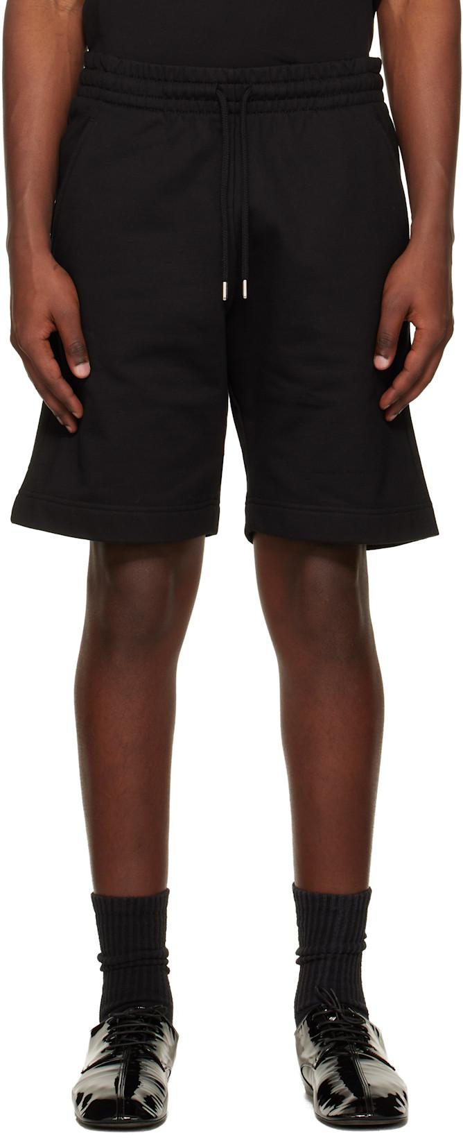 Black Drawstring Shorts by DRIES VAN NOTEN