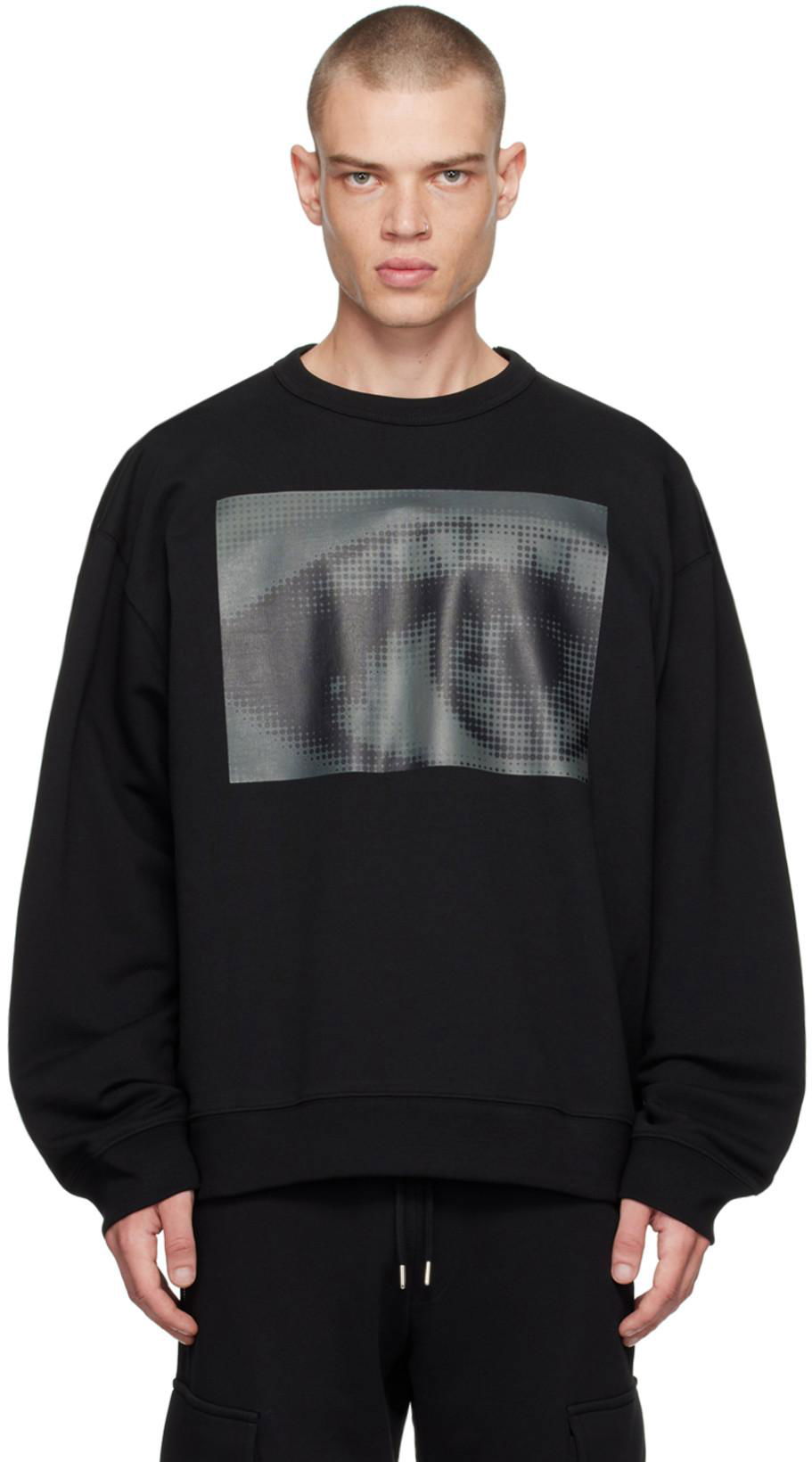 Black Oversized Sweatshirt by DRIES VAN NOTEN