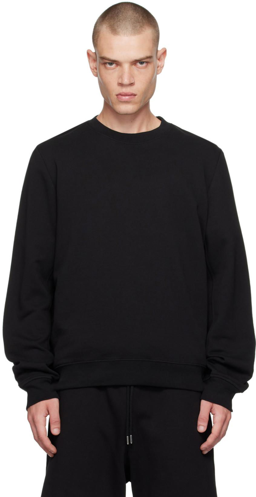 Black Oversized Sweatshirt by DRIES VAN NOTEN