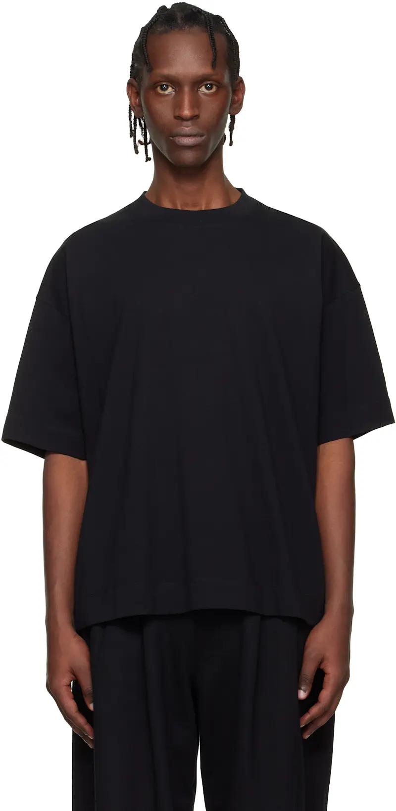 Black Oversized T-shirt by DRIES VAN NOTEN