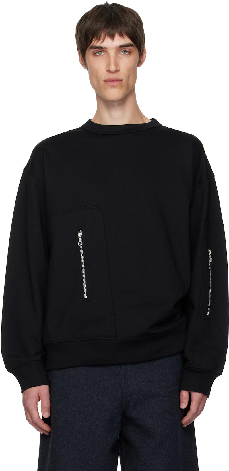 Black Strap Sweatshirt by DRIES VAN NOTEN