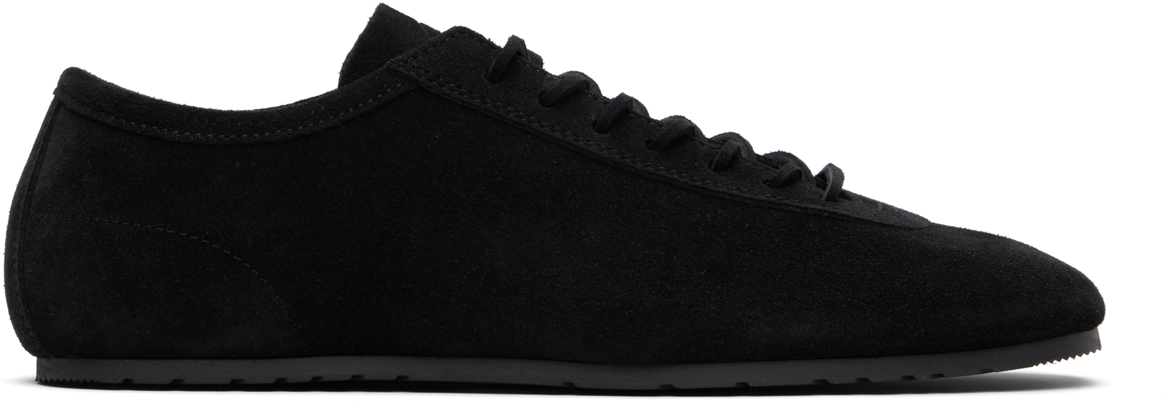 Black Suede Sneakers by DRIES VAN NOTEN