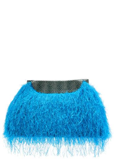 Blossom fringed shoulder bag by DRIES VAN NOTEN