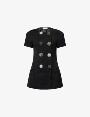 Bonny Jewel-Embellished Woven Jacket by DRIES VAN NOTEN