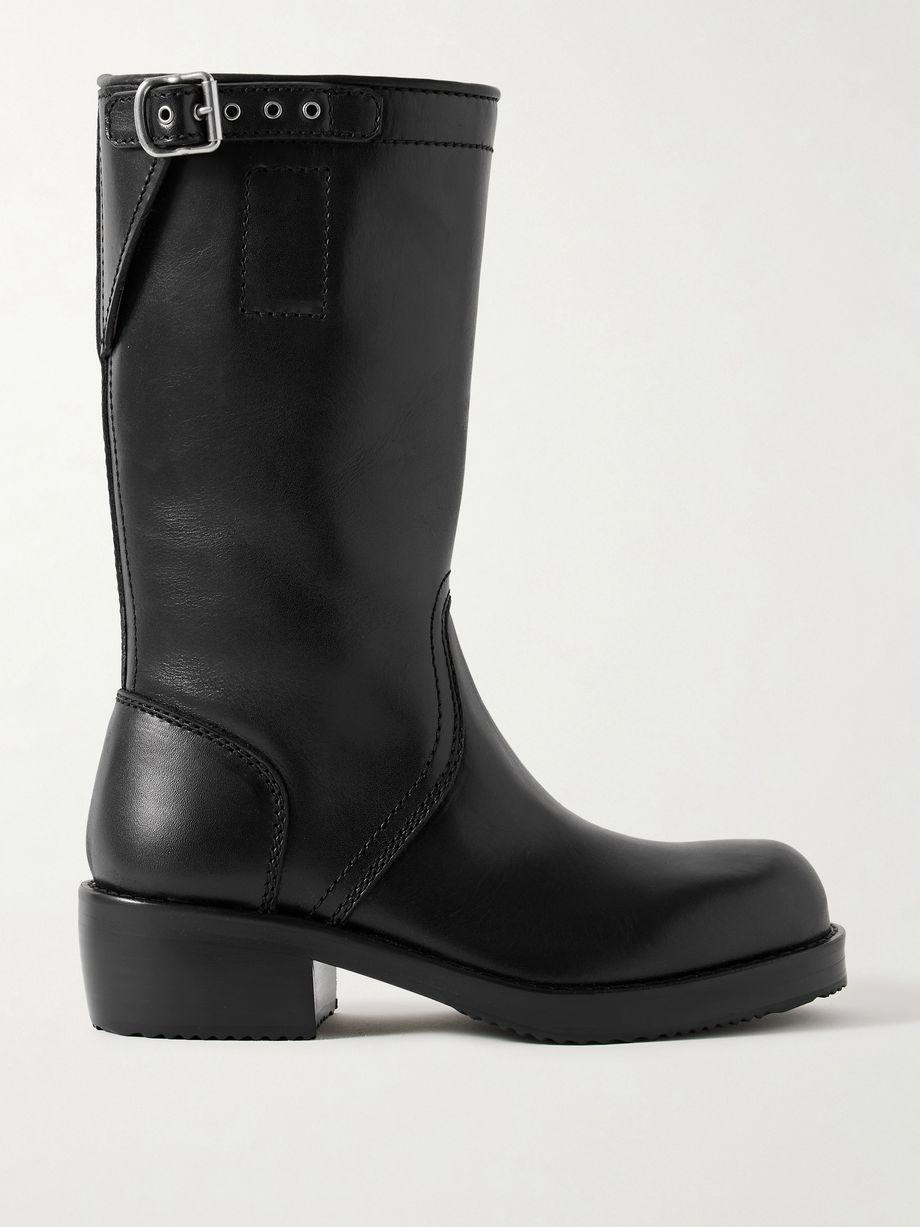 Buckled leather boots by DRIES VAN NOTEN