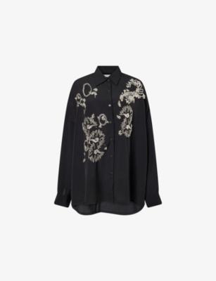 Casia Jewel-Embellished Woven Shirt by DRIES VAN NOTEN