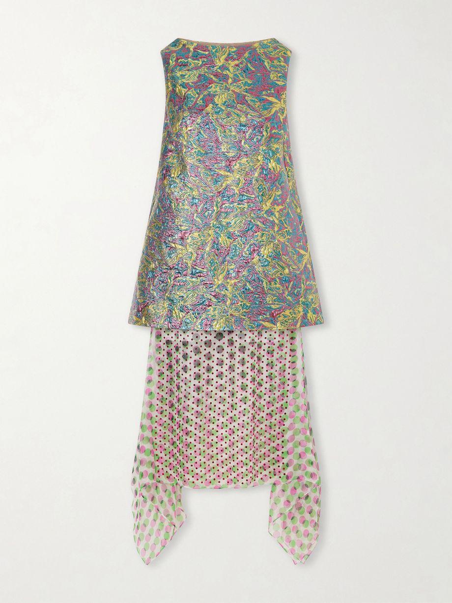 Chiffon midi dress by DRIES VAN NOTEN