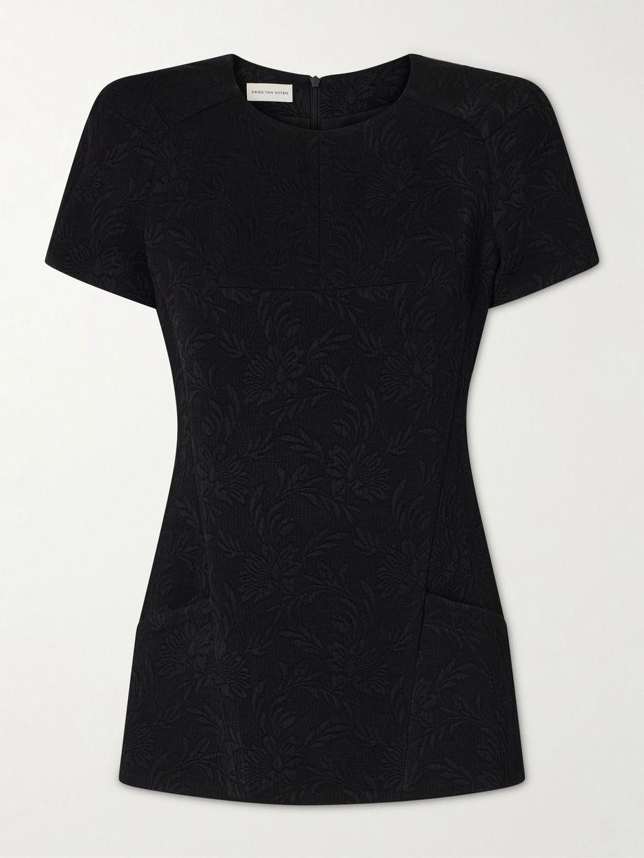 Conelly floral-jacquard blouse by DRIES VAN NOTEN