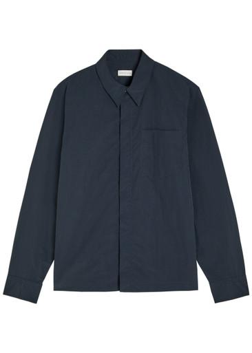 Corran crinkled nylon overshirt by DRIES VAN NOTEN