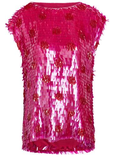 Cuzco sequin-embellished silk top by DRIES VAN NOTEN