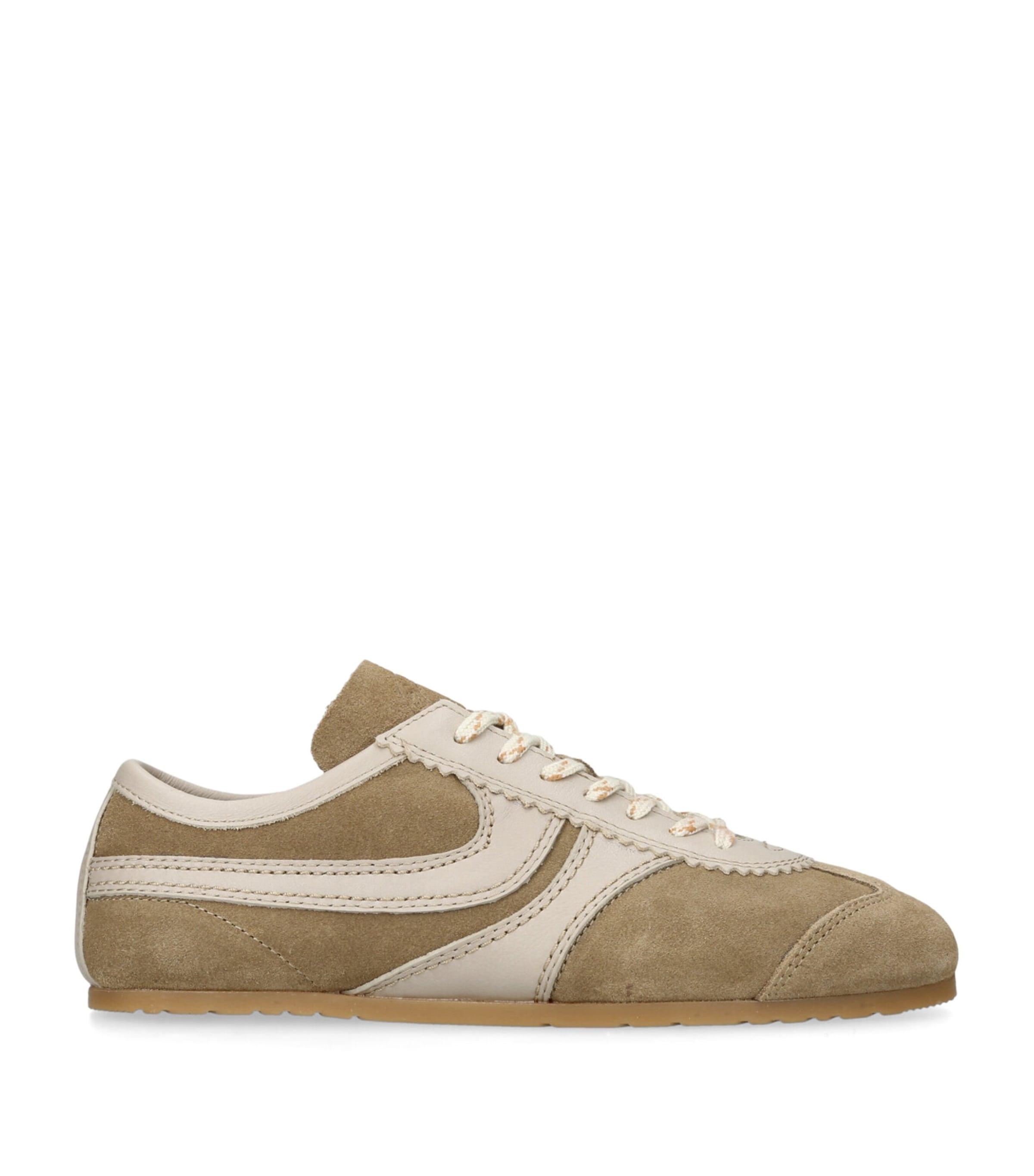 DRIES VAN NOTEN Suede Dustin Sneakers by DRIES VAN NOTEN