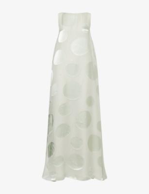 Draz Polkadot Silk-Blend Maxi Dress by DRIES VAN NOTEN
