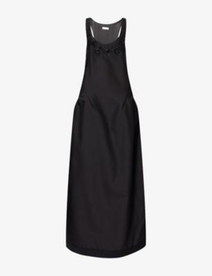 Drazero Embellished Wool-Silk Blend Maxi Dress by DRIES VAN NOTEN