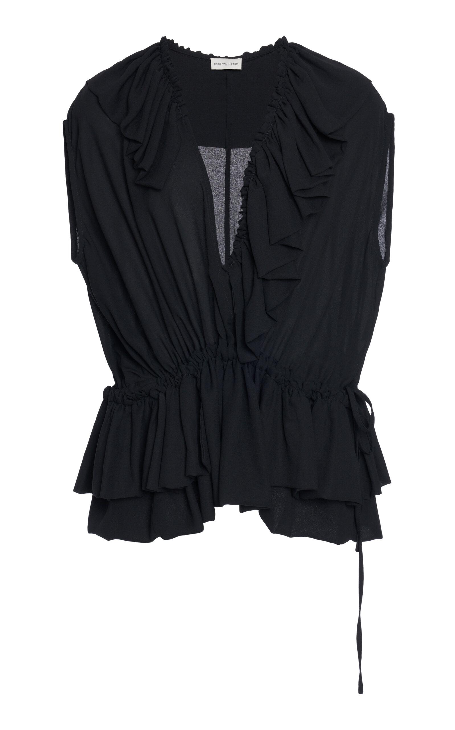 Dries Van Noten Cally Bis Ruffled Top - Moda Operandi by DRIES VAN NOTEN