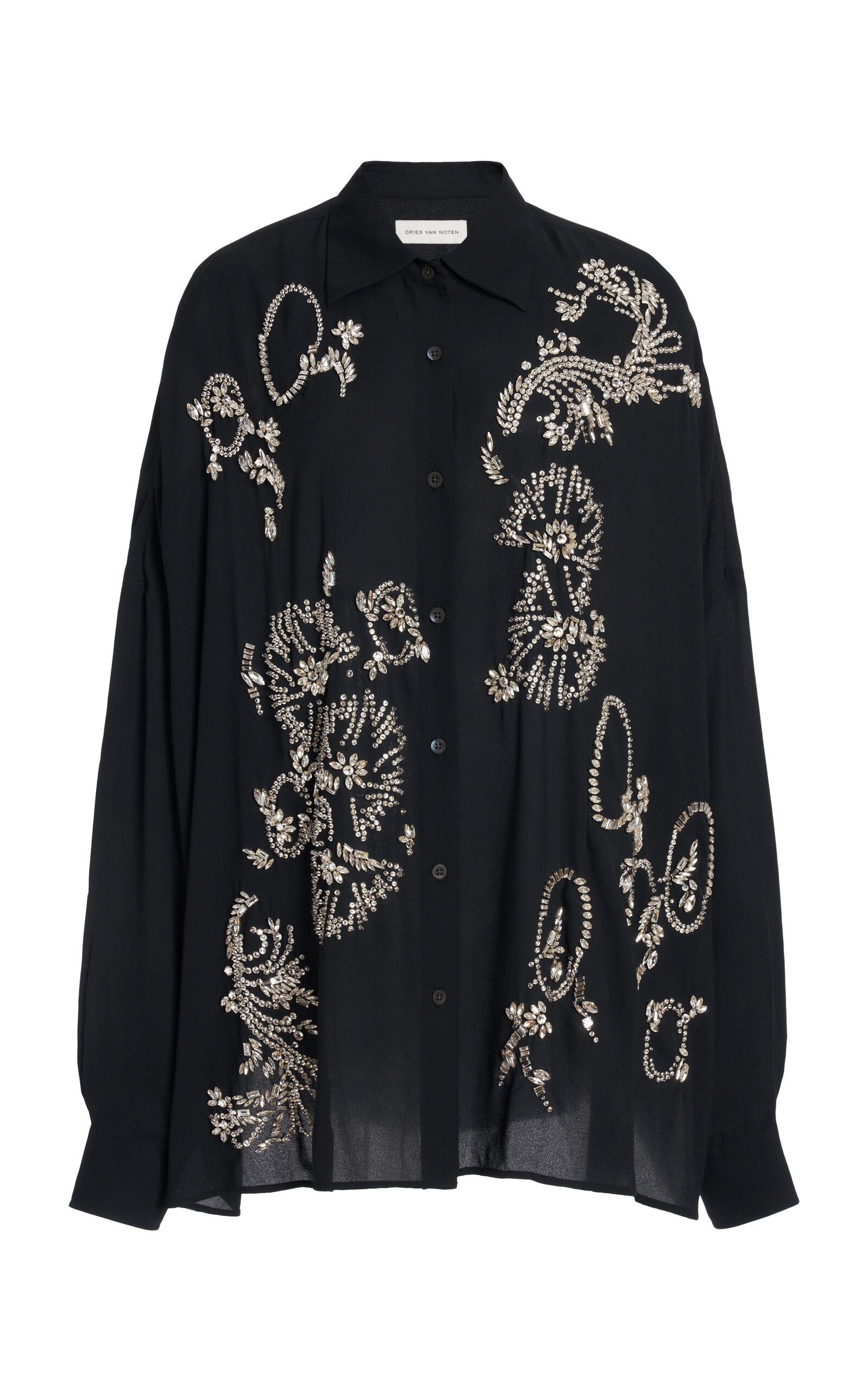 Dries Van Noten Casia Embroidered Shirt - Moda Operandi by DRIES VAN NOTEN