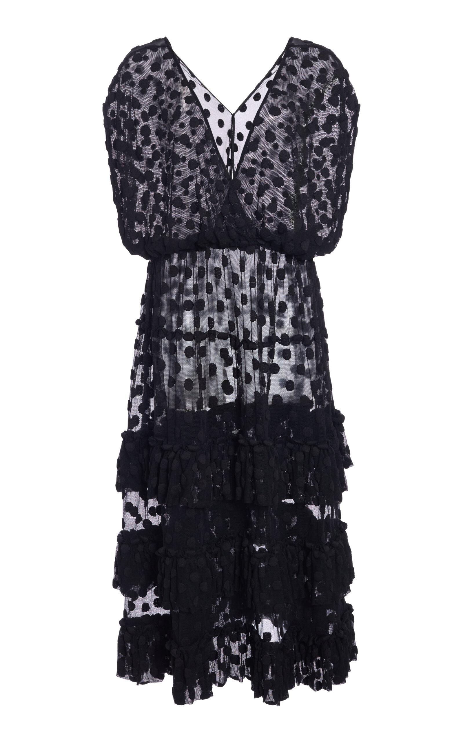 Dries Van Noten Dally Polka-Dot Mesh Midi Dress - Moda Operandi by DRIES VAN NOTEN