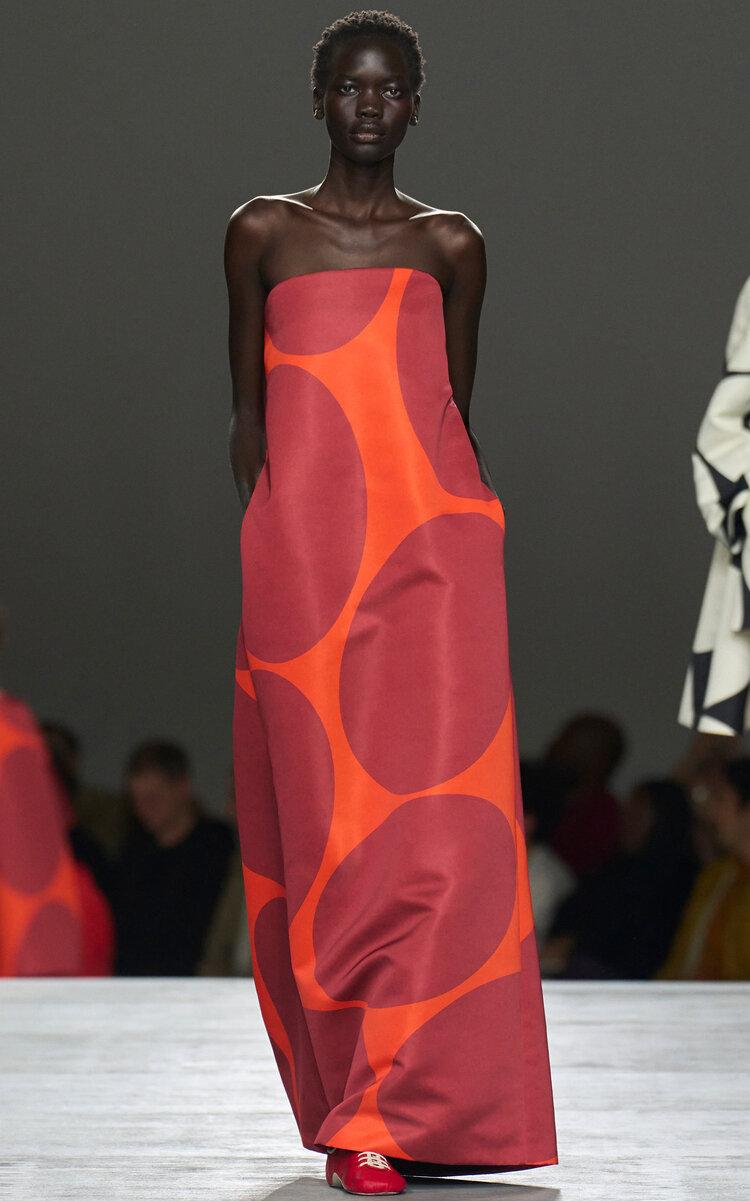 Dries Van Noten Damino Duchess-Satin Gown - Moda Operandi by DRIES VAN NOTEN