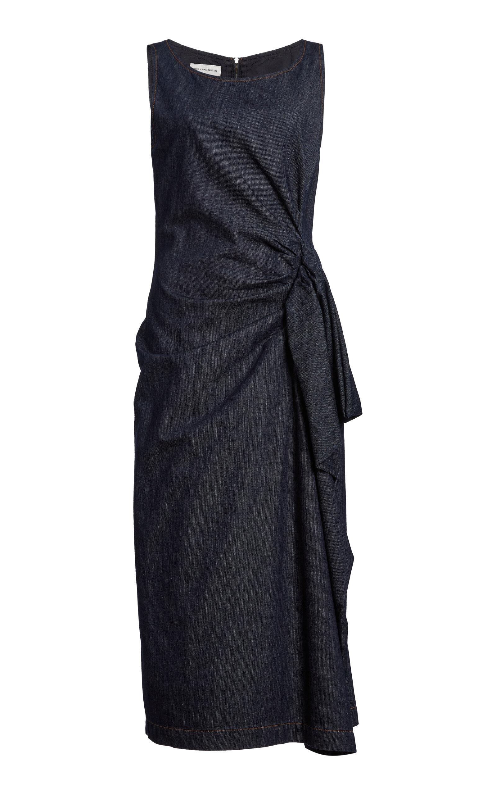 Dries Van Noten Dropps Denim Midi Dress - Moda Operandi by DRIES VAN NOTEN