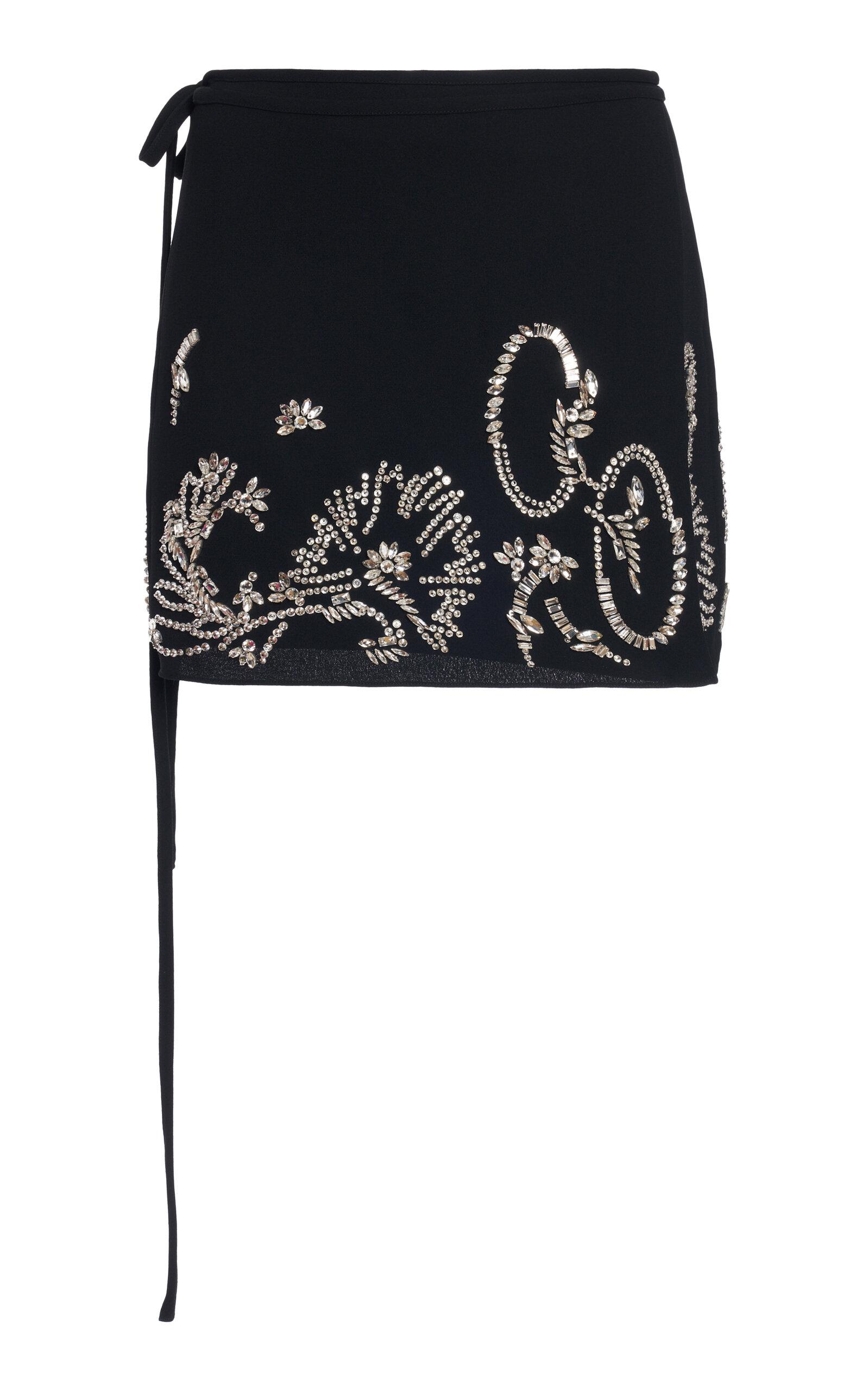 Dries Van Noten Gabrina Embellished Crepe Mini Skirt - Moda Operandi by DRIES VAN NOTEN
