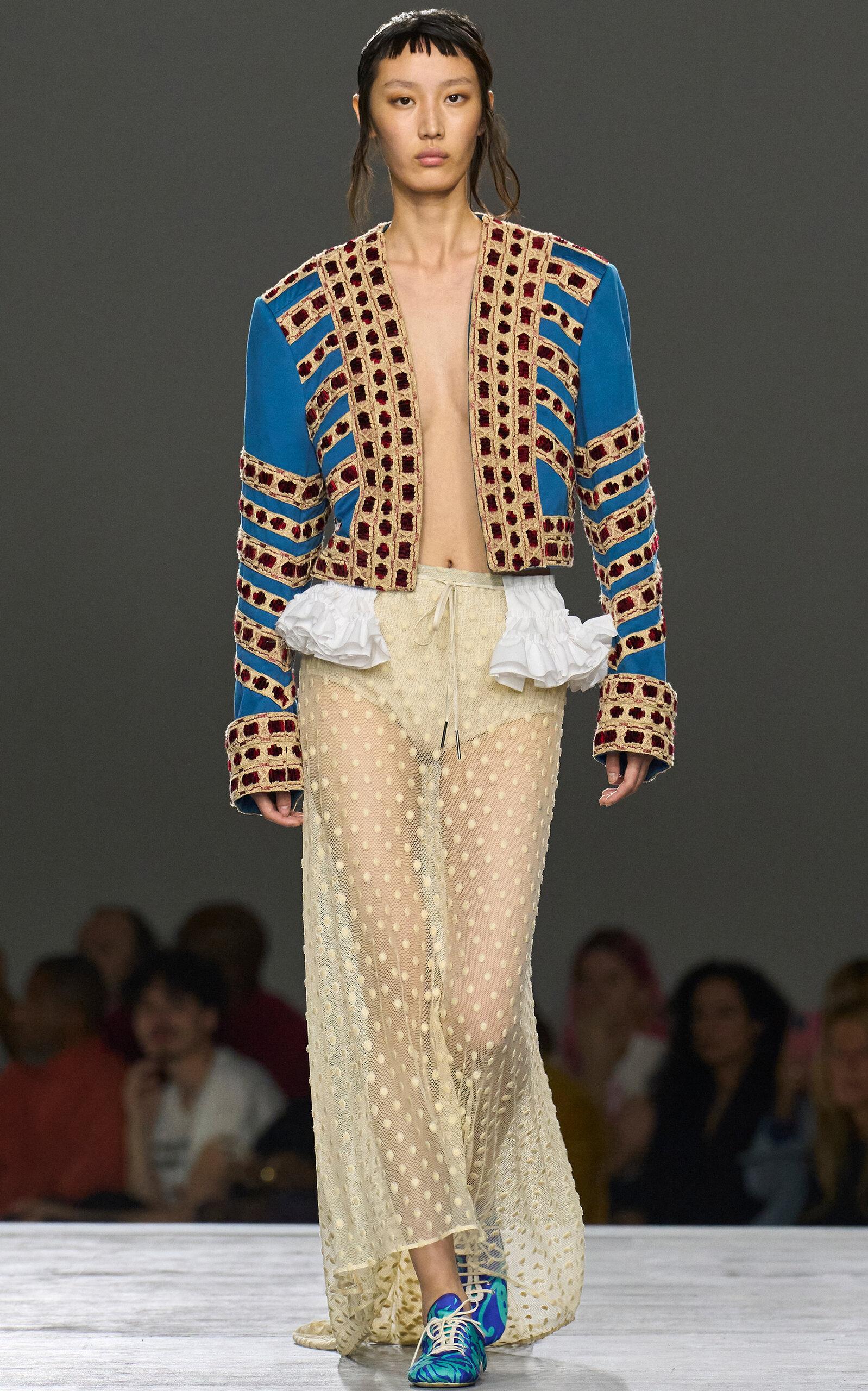 Dries Van Noten Georgie Cotton Waist Belt  - Moda Operandi by DRIES VAN NOTEN