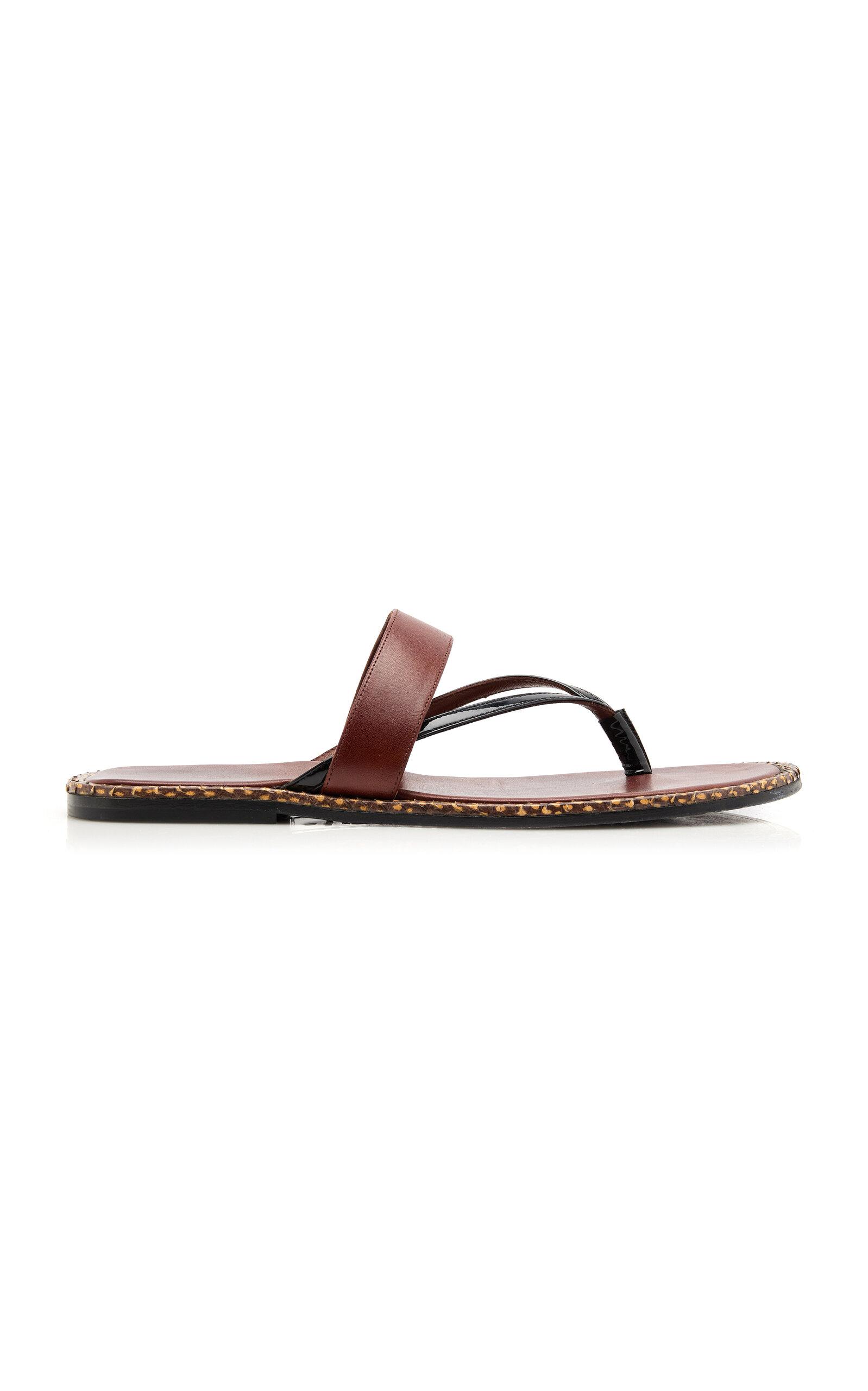 Dries Van Noten Leather Sandals - Moda Operandi by DRIES VAN NOTEN