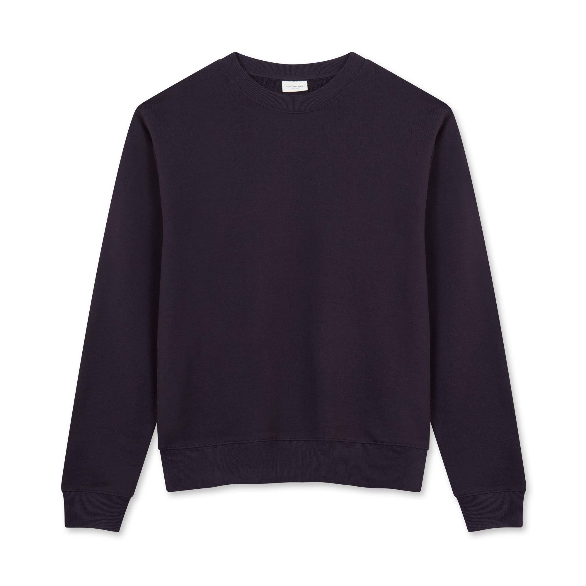 Dries Van Noten - Men’s Haffel Wool Sweater - (Navy) by DRIES VAN NOTEN