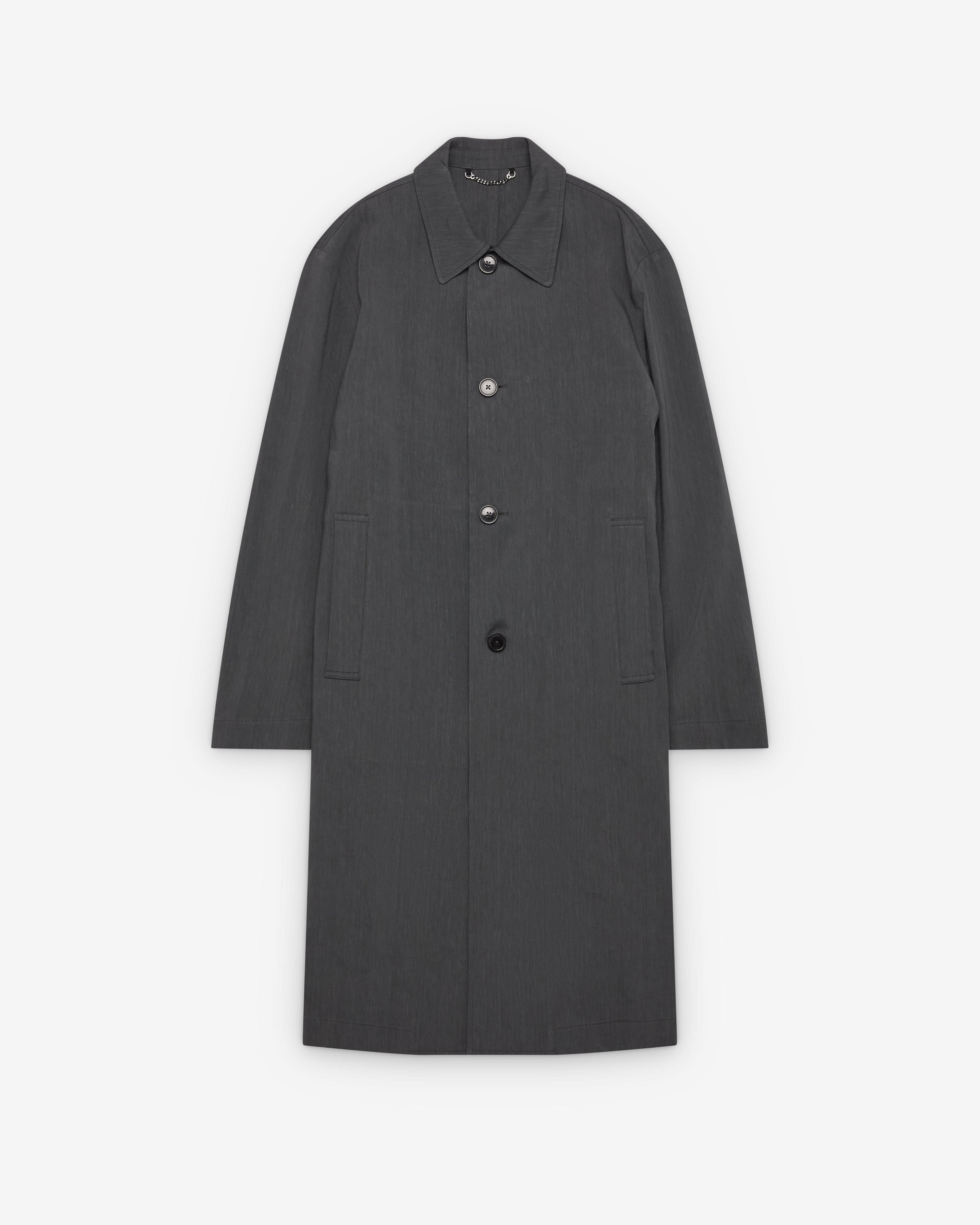 Dries Van Noten - Men's Mac Coat - (Dark Grey) by DRIES VAN NOTEN