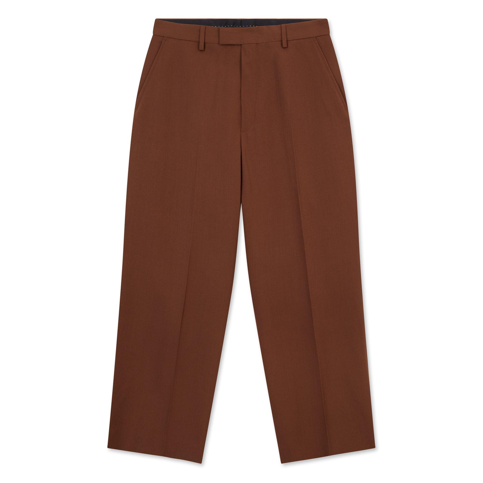 Dries Van Noten - Men’s Pinnet Pants - (Brown) by DRIES VAN NOTEN