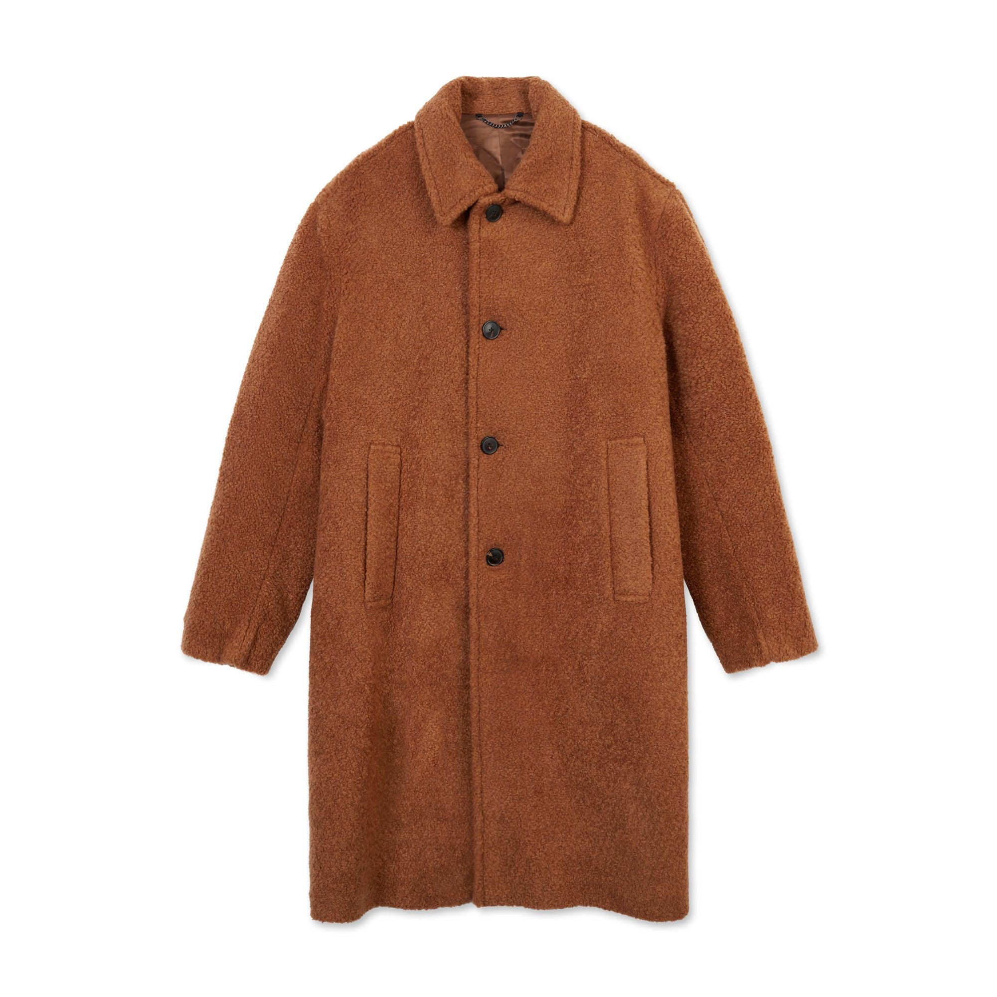 Dries Van Noten - Men’s Redmore Shearling Coat - (Brown) by DRIES VAN NOTEN