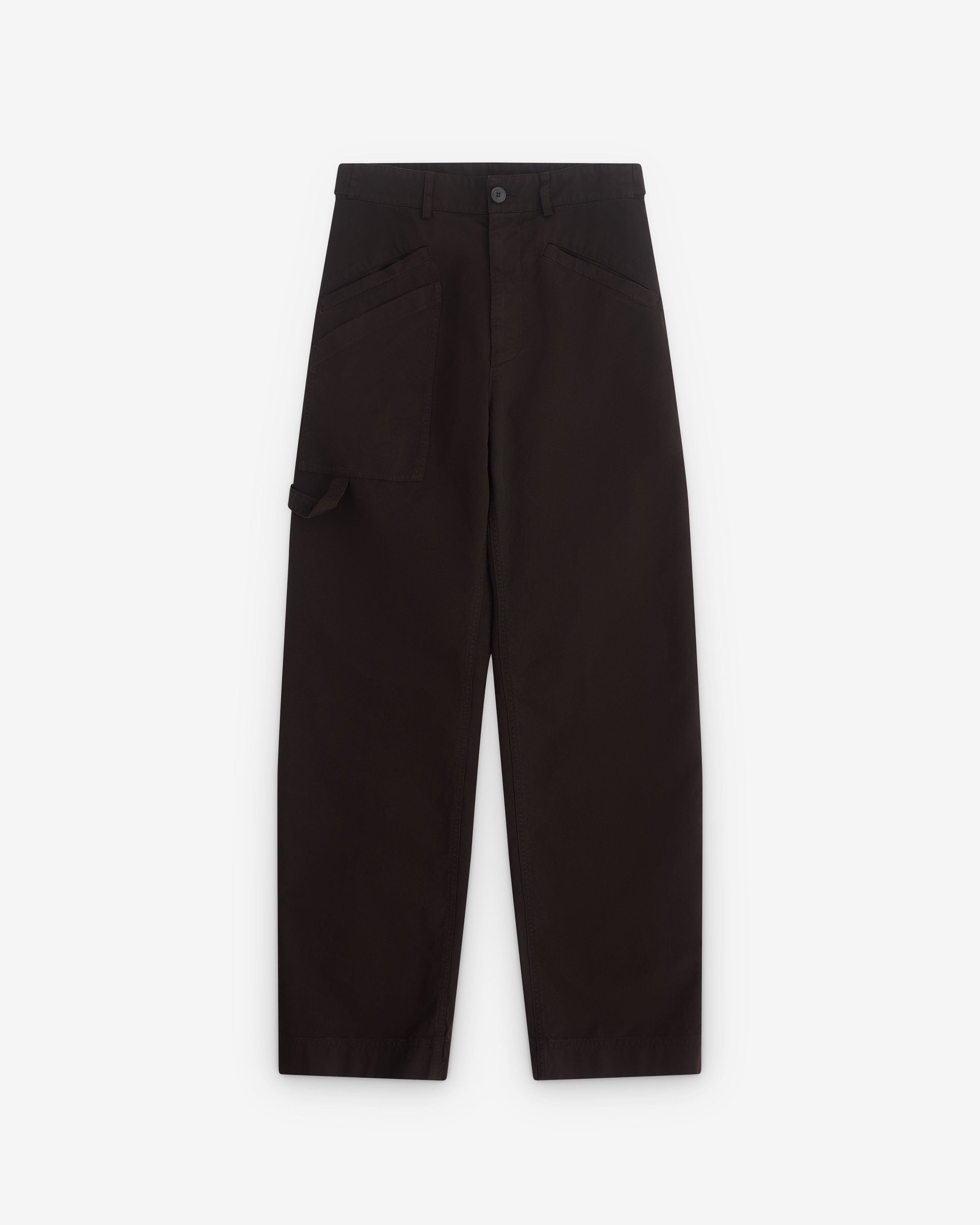 Dries Van Noten - Men’s Work Trouser - (Brown) by DRIES VAN NOTEN