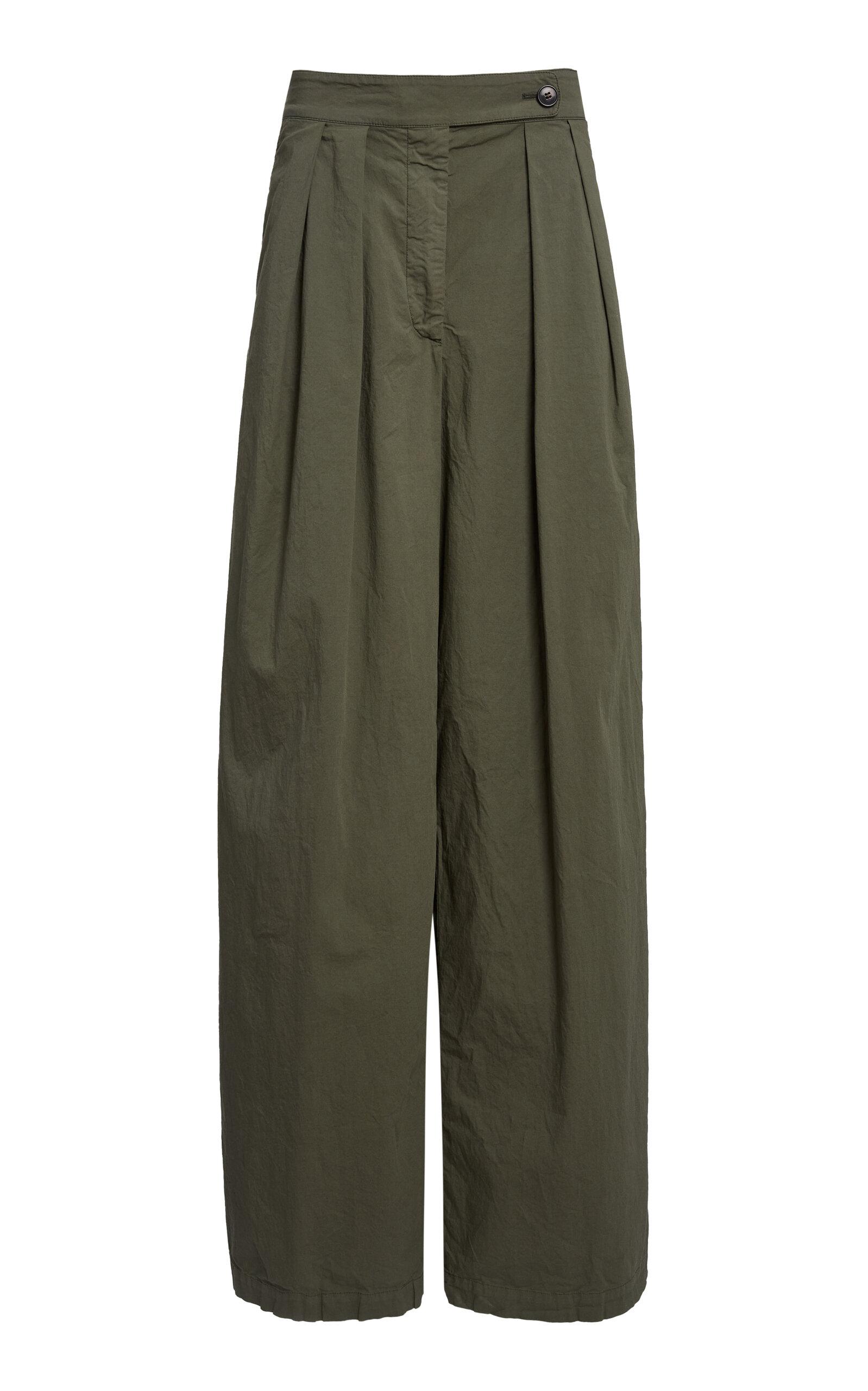 Dries Van Noten Pamplona Cotton-Blend Wide-Leg Pants - Moda Operandi by DRIES VAN NOTEN