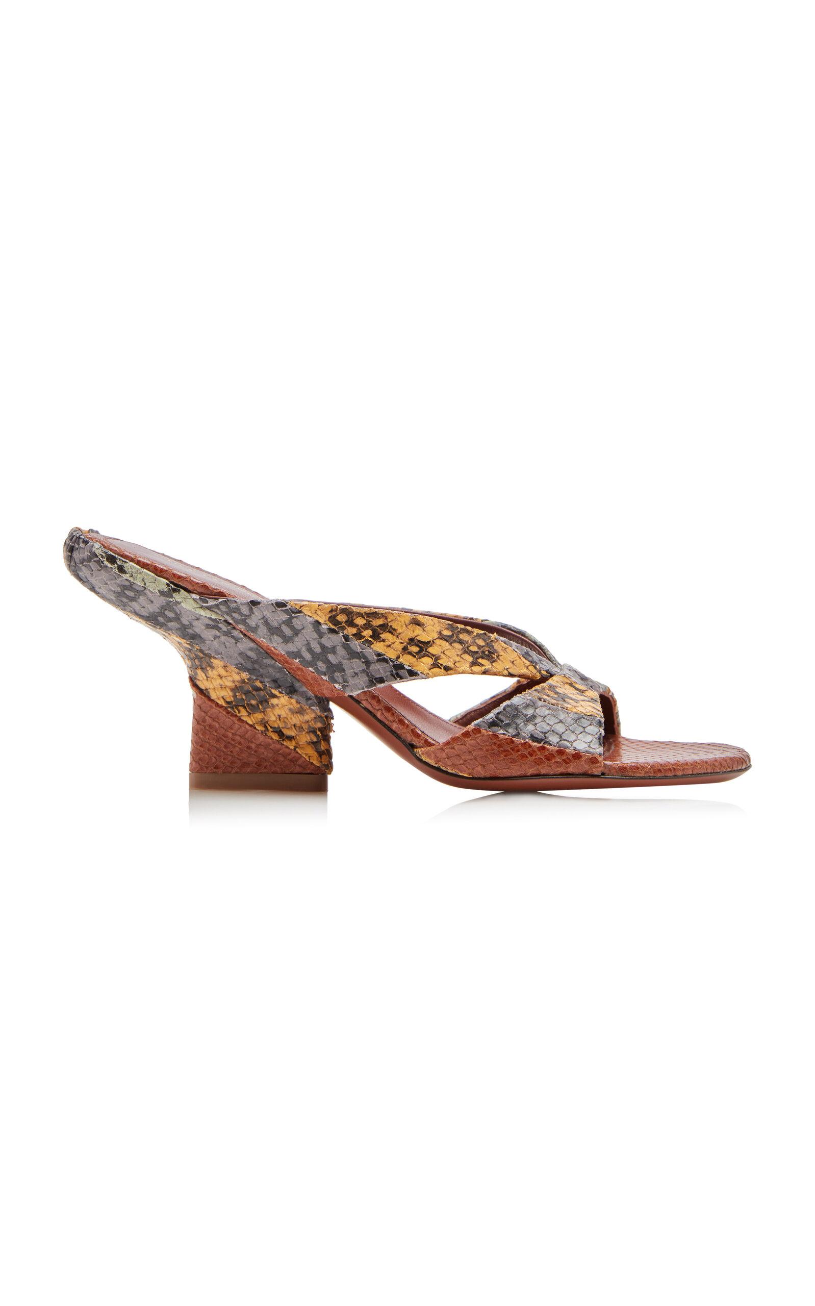 Dries Van Noten Panelled Leather Mules - Moda Operandi by DRIES VAN NOTEN